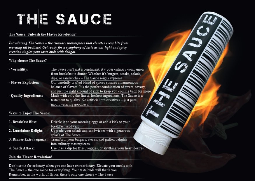 The Sauce (0.50 Ltr) - Afbeelding 2