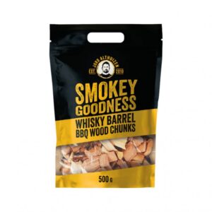 Smokey Goodness BBQ Wood Chunks Whiskey Barrel